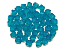 Load image into Gallery viewer, Swarovski Crystal, #5328 Bicone Beads 3mm, Caribbean Blue Opal, Wholesale Packs - BeadPrism