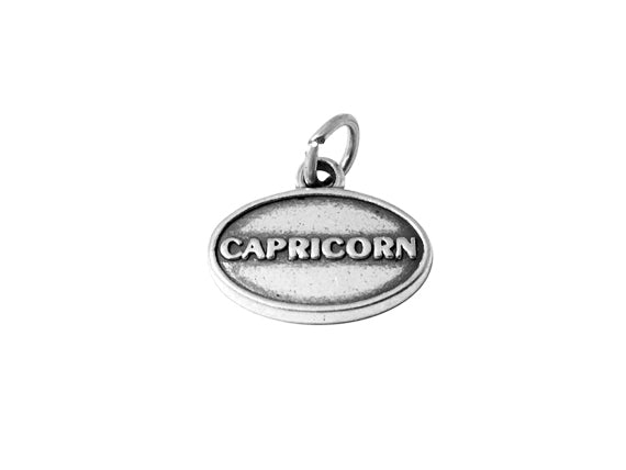 Zodiac Charms .925 Sterling Silver 14mm Horoscope Zodiac Signs Charms/Pendants - BeadPrism