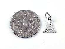 Load image into Gallery viewer, Sterling Silver Alphabet Letter Charm - A