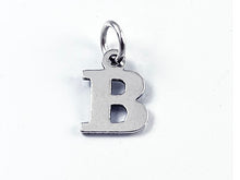 Load image into Gallery viewer, Sterling Silver Alphabet Letter Charm - B
