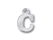 Load image into Gallery viewer, Sterling Silver Alphabet Letter Charm - C