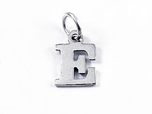 Load image into Gallery viewer, Sterling Silver Alphabet Letter Charm - E