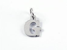 Load image into Gallery viewer, Sterling Silver Alphabet Letter Charm - G