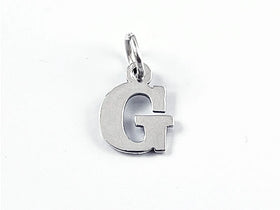 Sterling Silver Alphabet Letter Charm - G