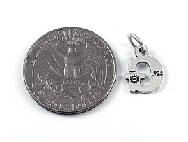 Sterling Silver Alphabet Letter Charm - G