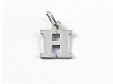 Load image into Gallery viewer, Sterling Silver Alphabet Letter Charm - H