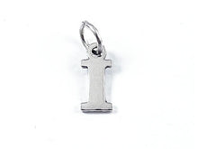 Load image into Gallery viewer, Sterling Silver Alphabet Letter Charm - I