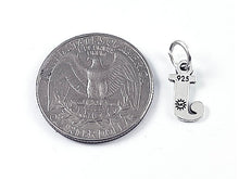 Load image into Gallery viewer, Sterling Silver Alphabet Letter Charm - J