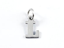 Load image into Gallery viewer, Sterling Silver Alphabet Letter Charm - L