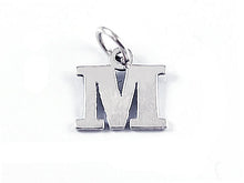 Load image into Gallery viewer, Sterling Silver Alphabet Letter Charm - M