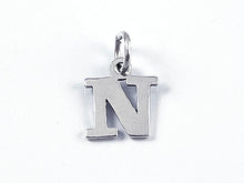 Load image into Gallery viewer, Sterling Silver Alphabet Letter Charm - N