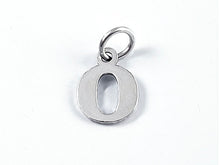 Load image into Gallery viewer, Sterling Silver Alphabet Letter Charm - O