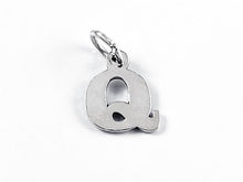 Load image into Gallery viewer, Sterling Silver Alphabet Letter Charm - Q