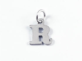 Sterling Silver Alphabet Letter Charm - R