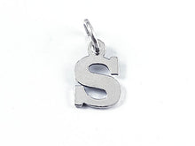 Load image into Gallery viewer, Sterling Silver Alphabet Letter Charm - S