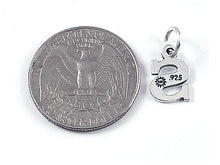 Load image into Gallery viewer, Sterling Silver Alphabet Letter Charm - S