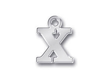 Load image into Gallery viewer, Sterling Silver Alphabet Letter Charm - X