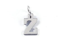 Load image into Gallery viewer, Sterling Silver Alphabet Letter Charm - Z