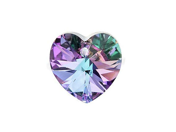 Swarovski Crystal #6228 VITRAIL LIGHT 10mm Heart Shape Pendant Wholesale Packs
