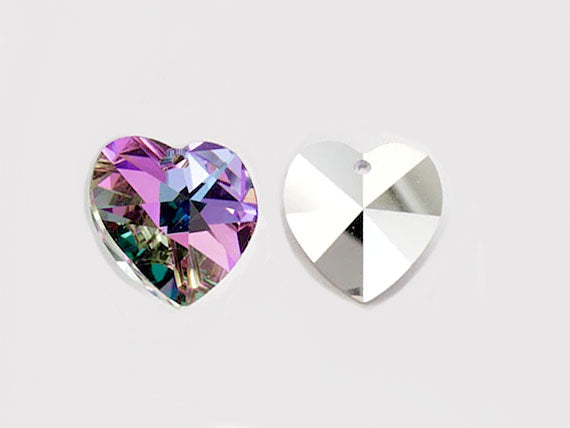Swarovski Crystal #6228 VITRAIL LIGHT 10mm Heart Shape Pendant Wholesale Packs