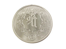 Load image into Gallery viewer, Lakshmi Ganesh Saraswati 999 Pure Silver Coin hallmarked 999 20 Gm Hindu Religious Coin 32mm 1.25" - BeadPrism