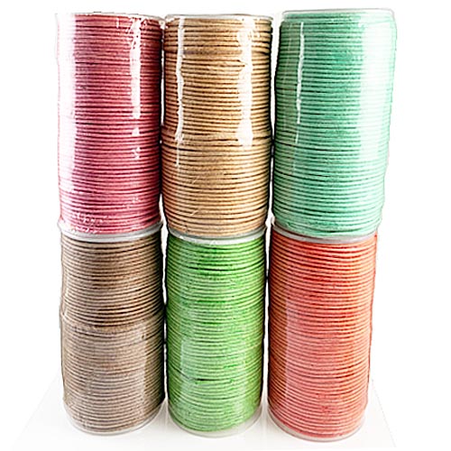 Waxed Cotton Cord 2mm Round 100 Meter or 328 feet