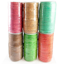 Waxed Cotton Cord 2mm Round 100 Meter or 328 feet