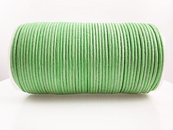 Waxed Cotton Cord 2mm Round 100 Meter or 328 feet