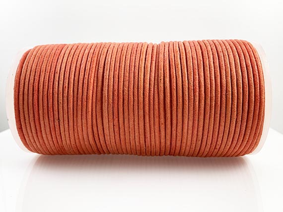 Goldenrod 1mm Waxed Cotton Cord, 70 Meters, Orange/Yellow Beading String