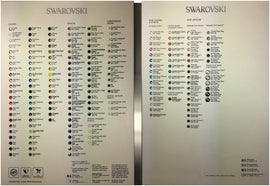 Swarovski Create Your Style Flat Backs Color Chart - BeadPrism