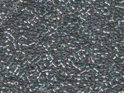 Pack of 50 gram TRANSP GREY IRIS  Miyuki Delicas 11/0 Seed Beads Wholesale - BeadPrism