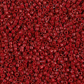 Pack of 50 gram OPAQUE JUJUBE Duracoat Miyuki Delica Seed Beads 11/0