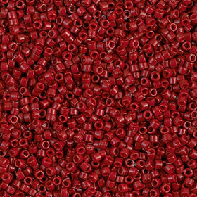 Pack of 50 gram OPAQUE JUJUBE Duracoat Miyuki Delica Seed Beads 11/0