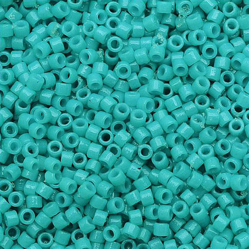 Pack of 50 gram OPAQUE UNDERWATER BLUE Duracoat Miyuki Delica Seed Beads 11/0