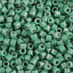Pack of 50 gram OPAQUE EUCALYPTUS Duracoat Miyuki Delica Seed Beads 11/0