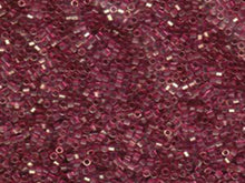 Load image into Gallery viewer, Pack of 50 gram 15/0 GOLD LUSTER Amethyst  HEX CUT Miyuki Delicas Seed Beads Wholesale - BeadPrism