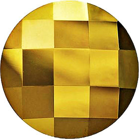 2  Crystal Dorado - 20mm Round 2035 Chessboard  Swarovski Glue On Flat Backs - BeadPrism