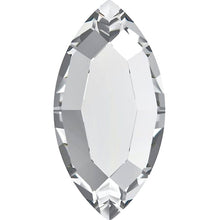 Load image into Gallery viewer, 720  Crystal - 8x4mm 2200 Navette/Marquis  Swarovski   Glue On Flat Backs - BeadPrism