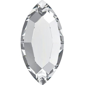 720  Crystal - 8x4mm 2200 Navette/Marquis  Swarovski   Glue On Flat Backs - BeadPrism