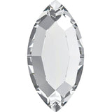 720  Crystal - 8x4mm 2200 Navette/Marquis  Swarovski   Glue On Flat Backs