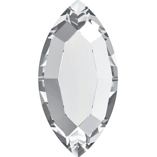 720  Crystal - 8x4mm 2200 Navette/Marquis  Swarovski   Glue On Flat Backs - BeadPrism