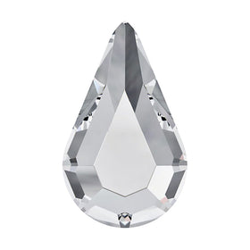 720  Crystal - 2300 Teardrop 8x4.8mm  Swarovski  Glue On Flat Backs - BeadPrism