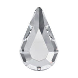720  Crystal - 2300 Teardrop 8x4.8mm  Swarovski  Glue On Flat Backs