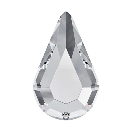 720  Crystal - 2300 Teardrop 8x4.8mm  Swarovski  Glue On Flat Backs - BeadPrism