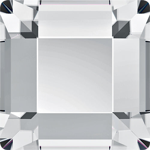 144  Crystal  - 2400   6mm Square  Swarovski   Glue On Flat Backs - BeadPrism