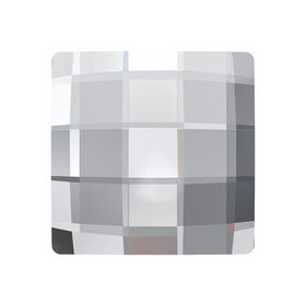 12  Crystal  - 10mm 2493 Chessboard  Swarovski Glue On Flat Backs - BeadPrism