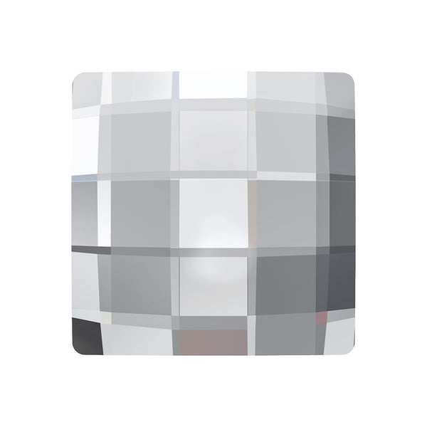 12  Crystal  - 10mm 2493 Chessboard  Swarovski Glue On Flat Backs - BeadPrism