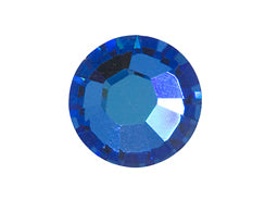 6  Crystal Meridian Blue - 12mm 2493 Chessboard  Swarovski Glue On Flat Backs - BeadPrism