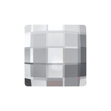 144  Crystal  - 8mm 2493 Chessboard Swarovski Glue On Flact Backs