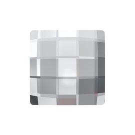 12  Crystal  - 8mm 2493 Chessboard  Swarovski Glue On Flat Backs - BeadPrism